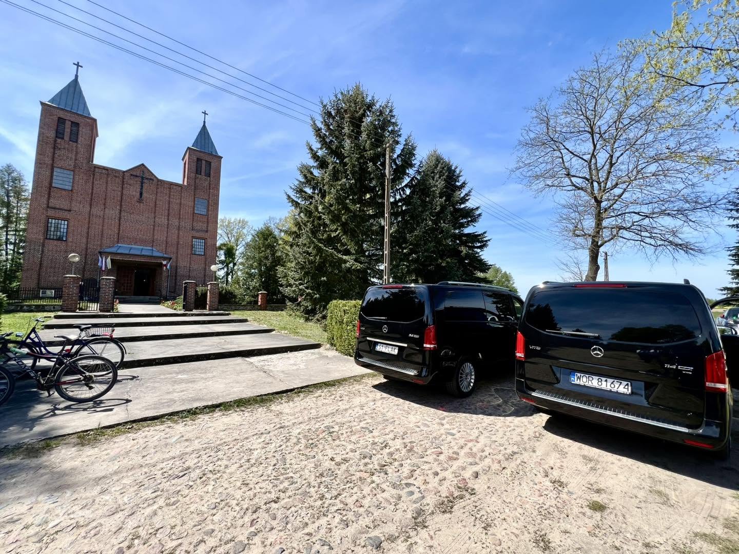 Flota transportowa podczas ceremonii